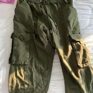 YoungLA twill cargo joggers